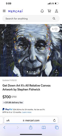 Albert Einstein Canvas Art 