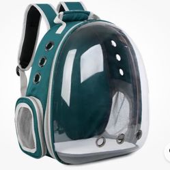 Green: Pet Black: Animal Carrier Backpacks,Transparent Space Capsule Bubble Pet Backpack Bag for Small Dogs Cats Airline Approved Travel Carrier 