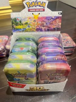 Pokemon 30th anniversary mini tins