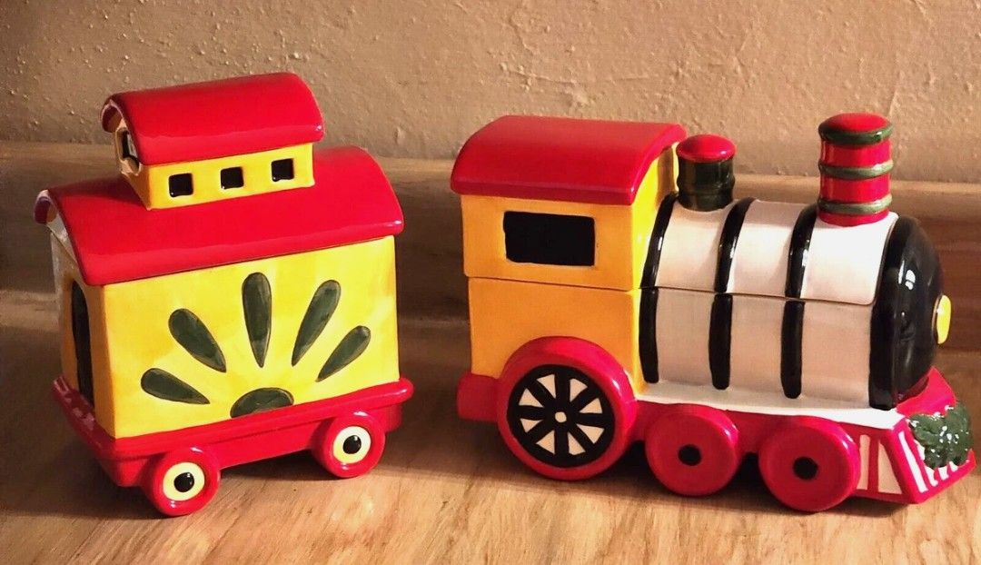 Phaltzgraff Xmas train Vintage