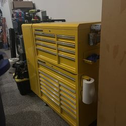 42 Inch Tool Box And Top Chest With Cabinet 