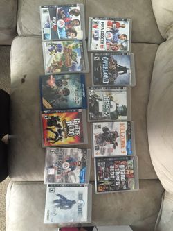 PS3 games and 1 movie !