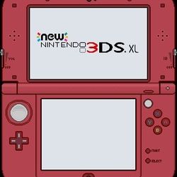 3Ds XL Red