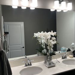 Large Bathroom Mirror  71” x 42”