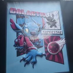 Stitch 3D Poster