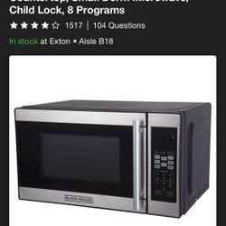 Black Decker Microwave
