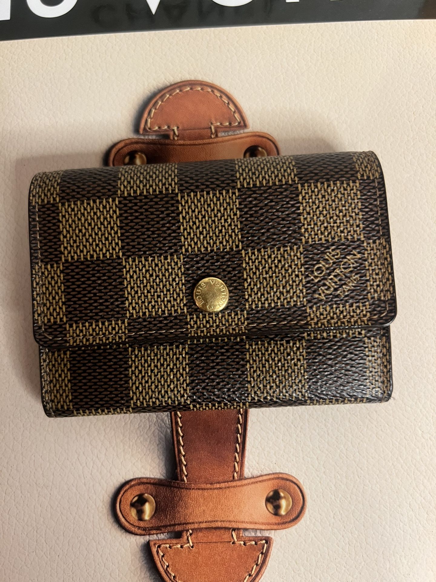 Louis Vuitton Ebene Coin/Card Wallet