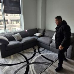 GREAT CLOUD GREY MODULAR SECTIONAL 