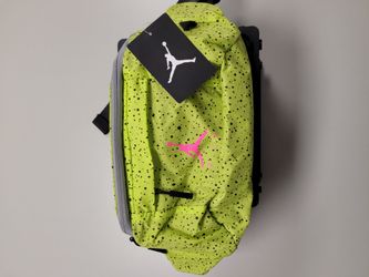 Brand New!! Nike Air Jordan Jumpman Fannypack/Waist Bag.  Yellow Pink Green