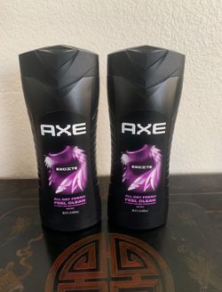 AXE Men's Liquid Body Wash 12H Refreshing Scent Excite Crisp Coconut & Black Pepper, 16 oz  New.   $7.00 for both 