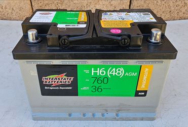 Car Battery Size H6 or 48 AGM