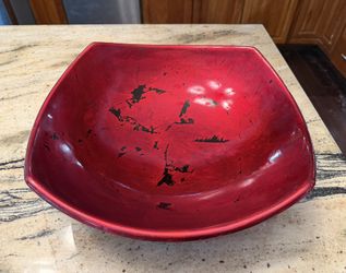 Decorative Pier 1 Bowl Red