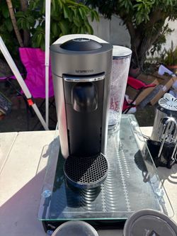 Nespresso Maker with frother and Nespresso pod holder