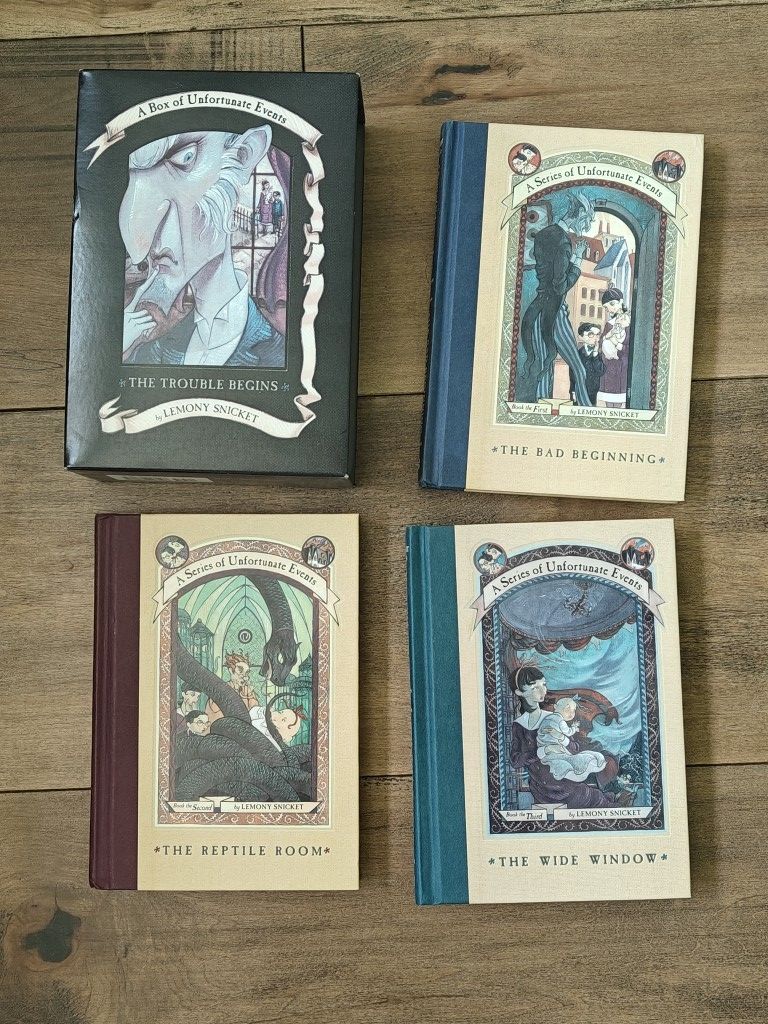 Books - box set (books 1-3) - A Series of Unfortunate Even