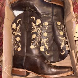 Brown Leather Boots