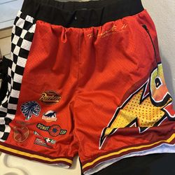 Go Fast Men Hoop Shorts SizeXL