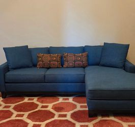 TEAL BLUE SOFA