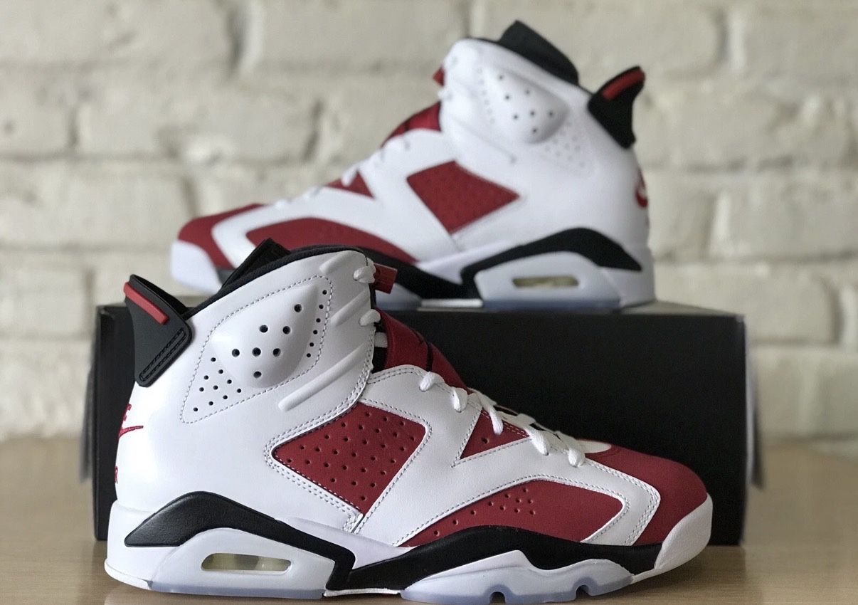 Jordan 6 Retro Carmine Size 9