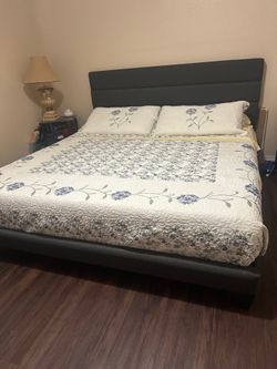King Size Bed Frame and Mattress