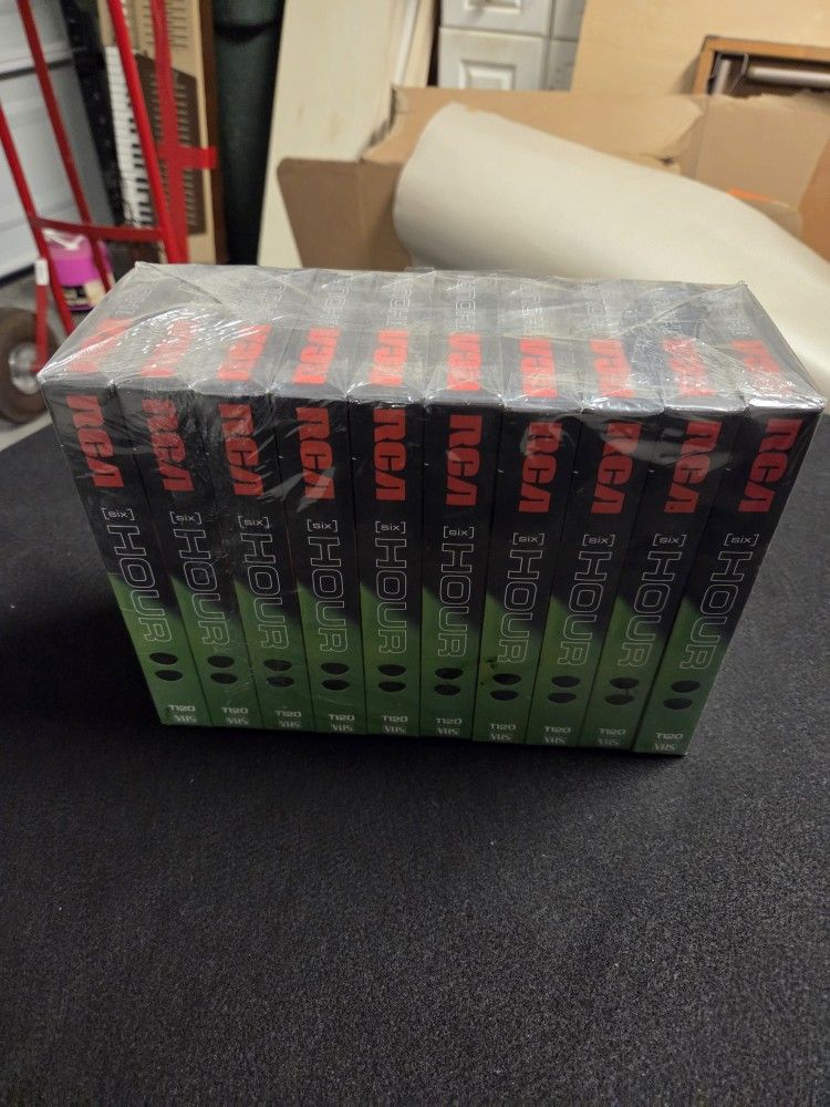 RCA Videocassette 6 Hour 10-pack Brand New