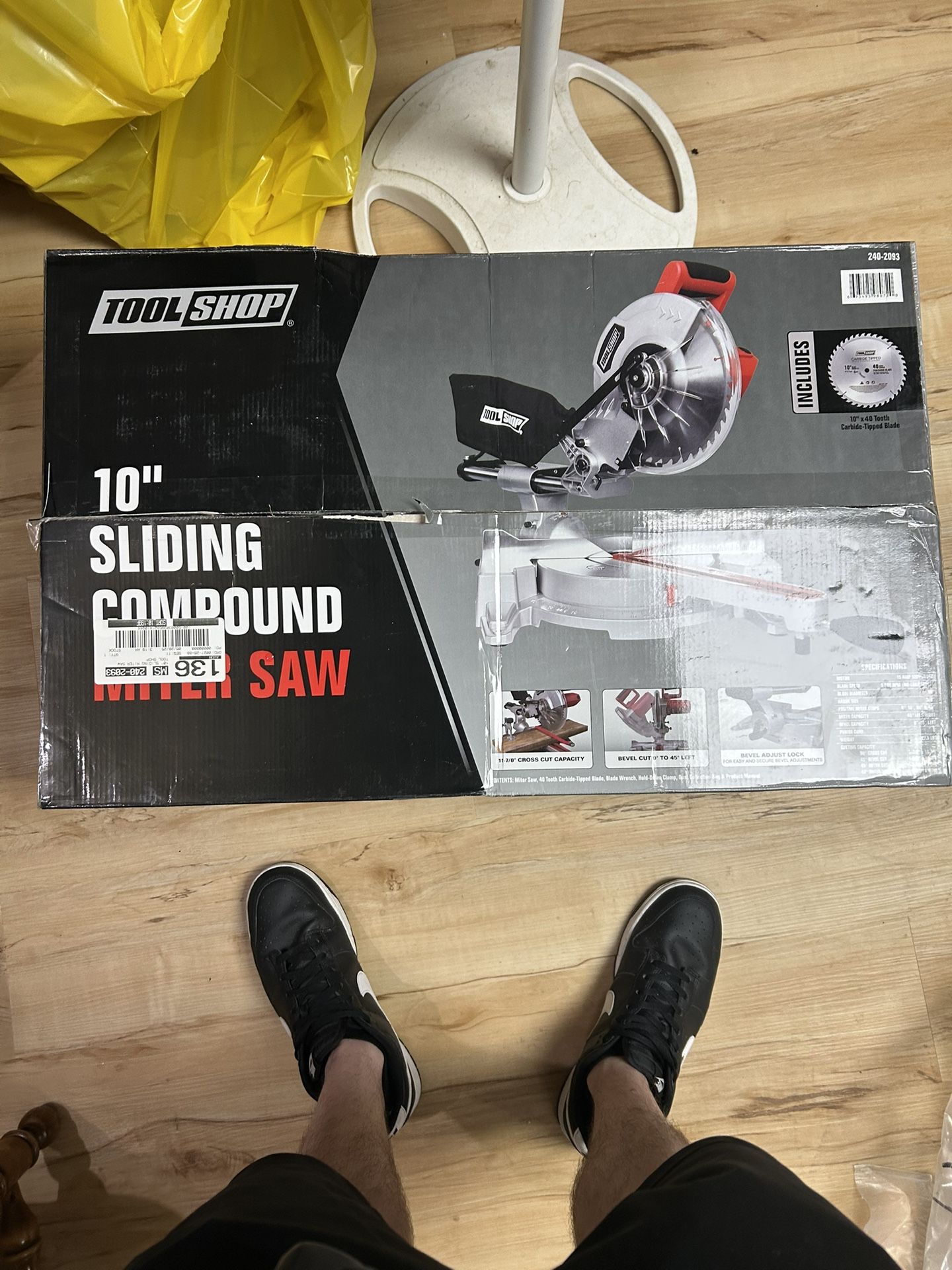 Tool Shop 10” Sliding Compound Miter Saw