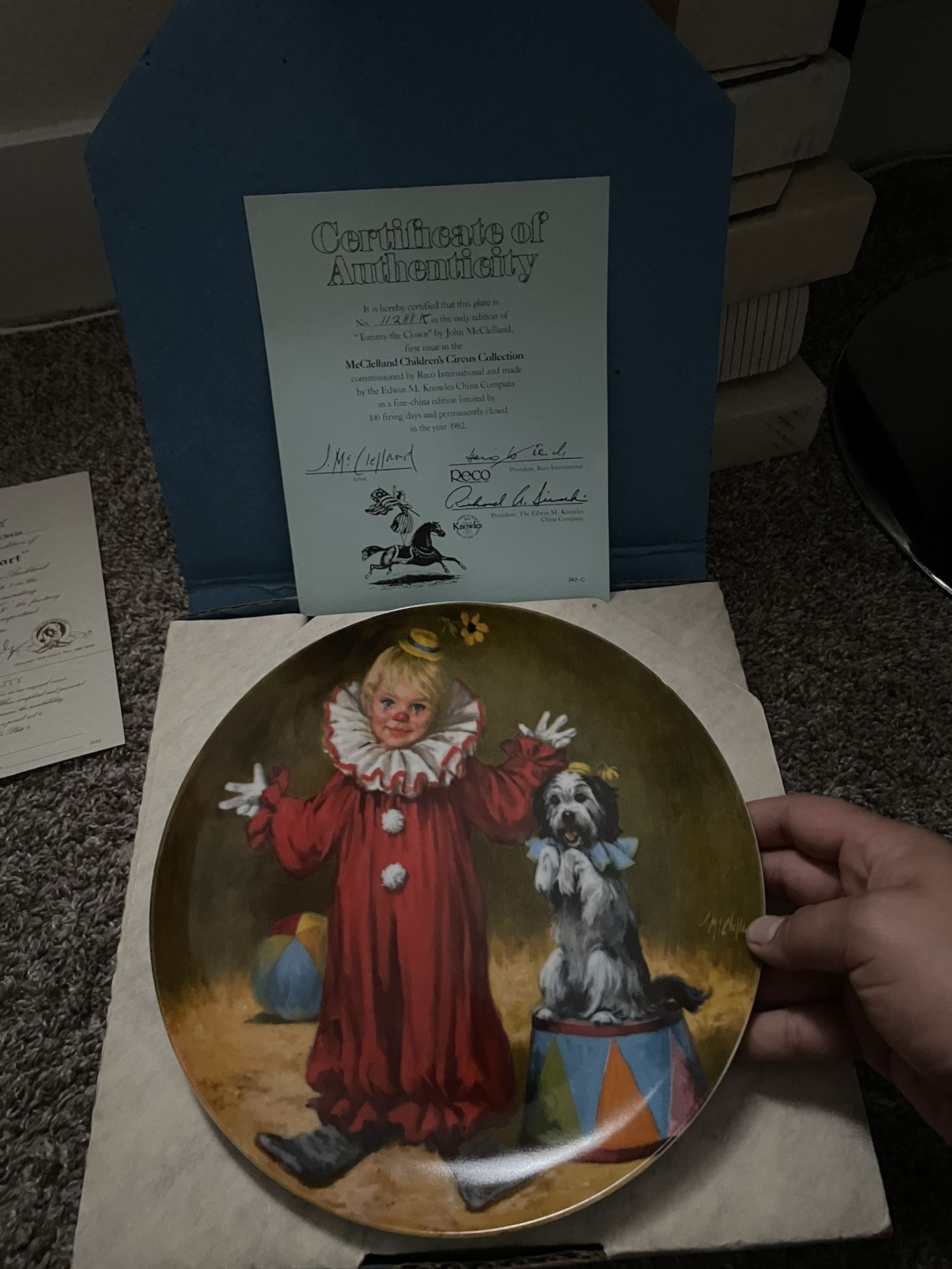 Fine China Plates With Certificates