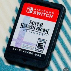 Super Smash Bros Ultimate Mario Nintendo Switch Game Tested Cartridge Only Works