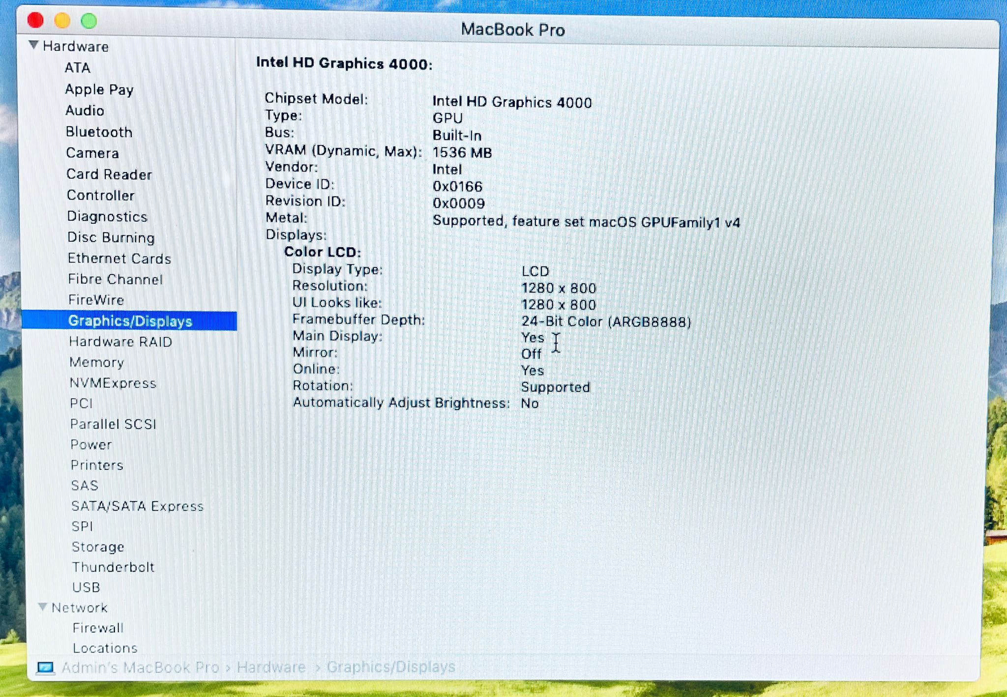 Apple MacBook Pro 13” 2012 I5 8GB 250GB SSD Fully Functional