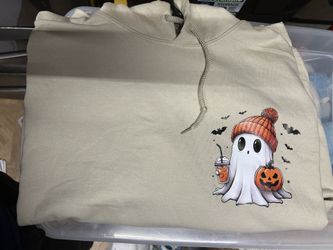 Ghost Hoodie Size L 