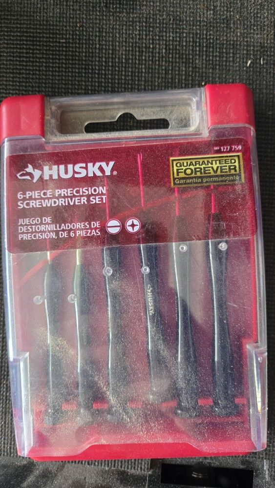 Husky Precision Screwdriver Set (6 Pc)