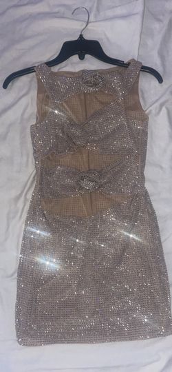 Windsor Rhinestone Rose Dress