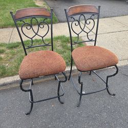 FREE 2 COUNTER HEIGHT CHAIRS