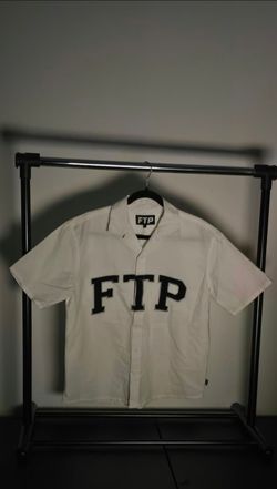 FTP Arch Logo Button-Up Short Sleeve Shirt