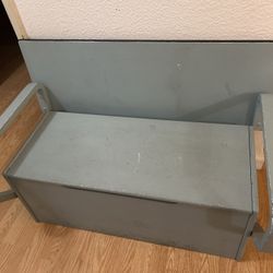 Storage Bench Desk Combo Wooden Furniture 