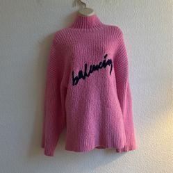 Pink Balenciaga Sweater 