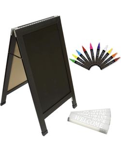 Menu Board Sandwich Board Sidewalk Chalkboard Sign