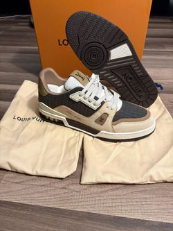 Brown sneakers
