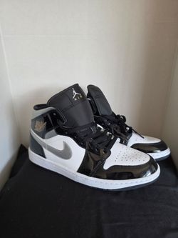 Air Jordan 1 Mid Patent Leather Sneakers