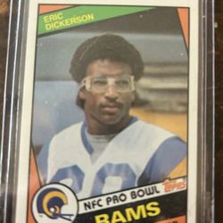 Really Nice 1984 Topps Eric Dickerson Rookie Card #280,, Mint.!!!