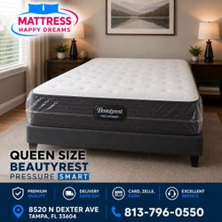 Queen Size Mattress BeautyRest Pressure Smart - 11” Thick – Factory Direct, Premium Comfort | Fast Same-Day Delivery 🚚