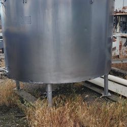 Large stainless steel water tank