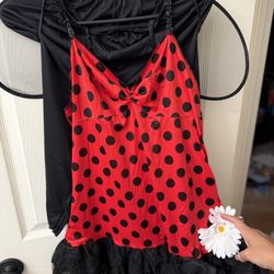 Ladybug Costume Women Size 8/10 -$ 5