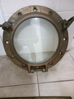 100%  Solid Brass 100% Real Ships Porthole