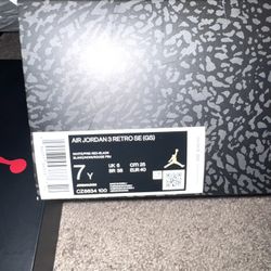 Air Jordan 3 Retro SE Denim GS 'Fire Red'