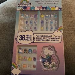 Press On Nails Girls Hello Kitty And Friends