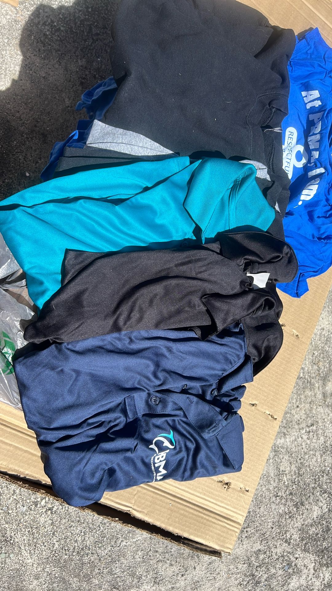 PBMA uniform shirts - worn once changed school