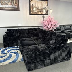 Black Sofa Sectional Sleeper
