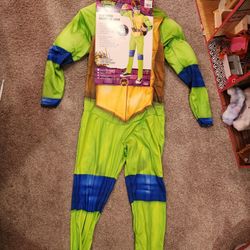Boys Size 10-12 Ninja Turtle Costume New!!