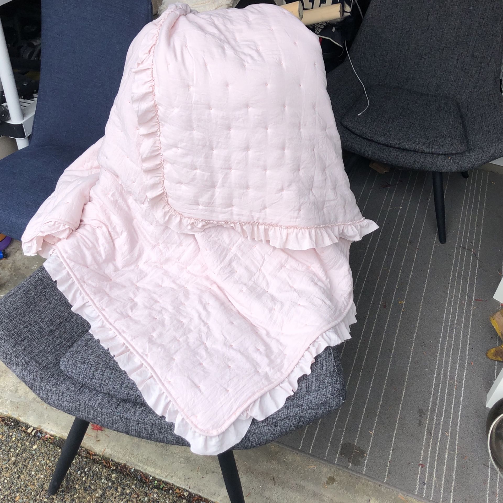 Pink Throw Or Child’s Blanket