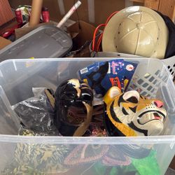 🎭 Huge Lot of Halloween Masks & Hats – 40+ Pieces